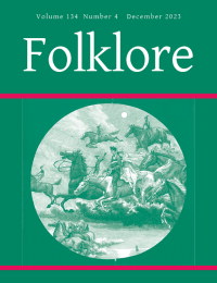 Cover image for Folklore, Volume 134, Issue 4, 2023