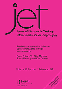 Cover image for Journal of Education for Teaching, Volume 45, Issue 1, 2019