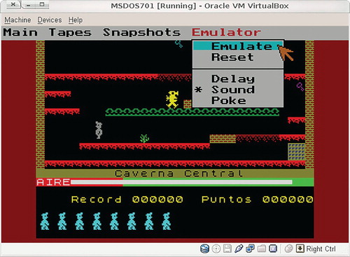 Figure 10. NUTRIA – the first emulator for Sinclair’s ZX Spectrum home computer.