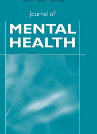 Cover image for Journal of Mental Health, Volume 29, Issue 5, 2020