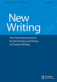 Cover image for New Writing, Volume 16, Issue 4, 2019