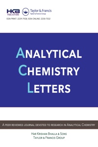 Cover image for Analytical Chemistry Letters