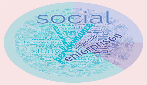 Figure 6. Word cloud of the most cited words (along with four or even more than four letters) in the examined articles.