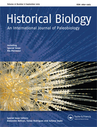 Cover image for Historical Biology, Volume 27, Issue 6, 2015