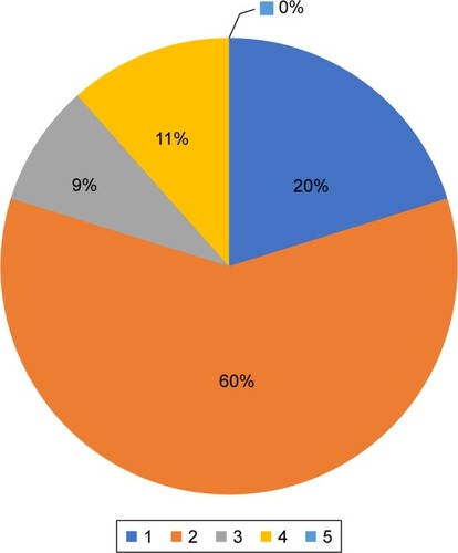 Figure 4 Five-year outcome of UD patients.