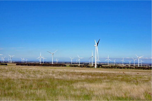 Figure 9. Mt Mercer wind farm.