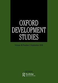 Cover image for Oxford Development Studies, Volume 46, Issue 3, 2018