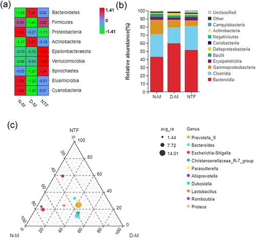 Figure 10 Effects of Naotaifang III on intestinal microbiota structure.