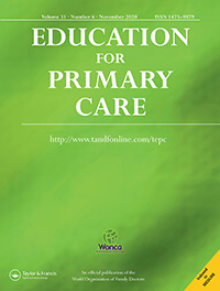 Cover image for Education for Primary Care, Volume 31, Issue 6, 2020