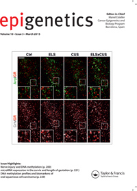 Cover image for Epigenetics, Volume 10, Issue 3, 2015