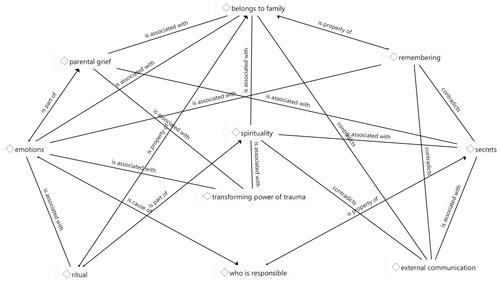 Figure 1 Sibling grief conceptual network.
