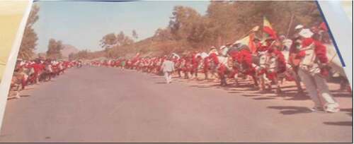 Figure 4. Horsemen escorting of guests