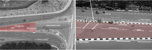 Figure 9. Urban elements in Jl. Raya Damai.Source: Author, 2022.
