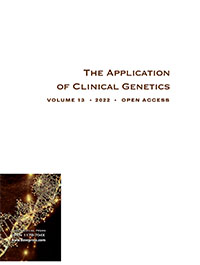 Cover image for The Application of Clinical Genetics, Volume 4, 2011