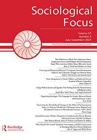 Cover image for Sociological Focus