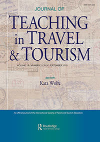 Cover image for Journal of Teaching in Travel & Tourism, Volume 19, Issue 3, 2019