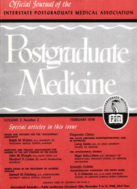 Cover image for Postgraduate Medicine, Volume 3, Issue 2, 1948