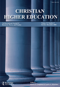Cover image for Christian Higher Education, Volume 19, Issue 5, 2020