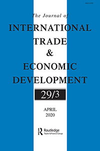 Cover image for The Journal of International Trade & Economic Development, Volume 29, Issue 3, 2020