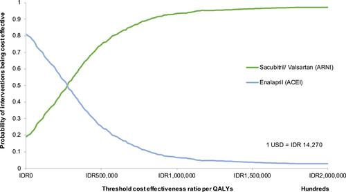 Figure 4 Cost-effectiveness acceptability curve.