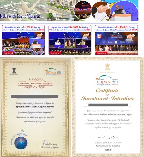 Figure 3. Screenshots of Smart Township’s MoUs. Source: Smart Township website.