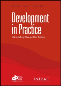 Cover image for Development in Practice, Volume 16, Issue 3-4, 2006
