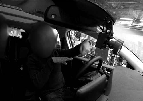 Figure 2. Customer interview in the Vehicle Laboratory.