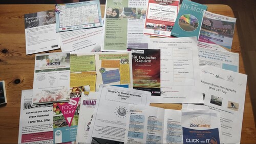 Figure 5. A selection of the current community information needed to find out everything going on in the area.
