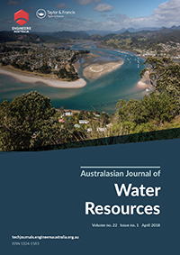Cover image for Australasian Journal of Water Resources, Volume 22, Issue 1, 2018