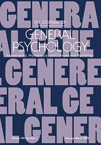Cover image for The Journal of General Psychology, Volume 150, Issue 1, 2023