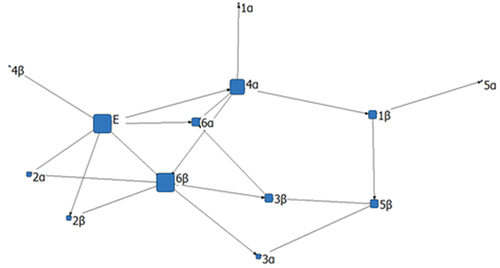 Sociogram 2a: DIs in LC1.