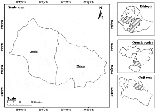 Figure 1. Indicates map of the study area