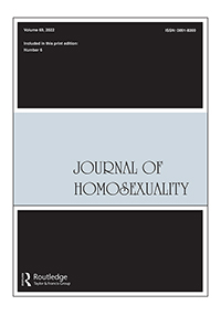 Cover image for Journal of Homosexuality, Volume 69, Issue 6, 2022