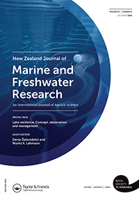 Cover image for New Zealand Journal of Marine and Freshwater Research, Volume 53, Issue 4, 2019