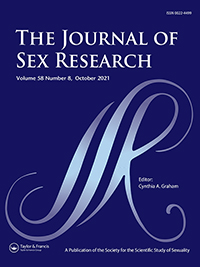 Cover image for The Journal of Sex Research, Volume 58, Issue 8, 2021