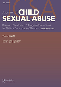 Cover image for Journal of Child Sexual Abuse, Volume 28, Issue 6, 2019