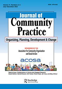 Cover image for Journal of Community Practice, Volume 31, Issue 3-4, 2023
