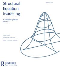 Cover image for Structural Equation Modeling: A Multidisciplinary Journal, Volume 29, Issue 6, 2022