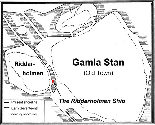 Figure 3. Location map drawn by John Söderberg (translated and edited by Niklas Eriksson).