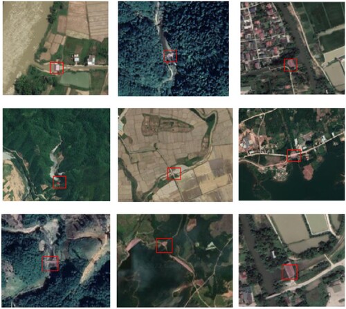 Figure 4. Dams smaller than 60 meters long.