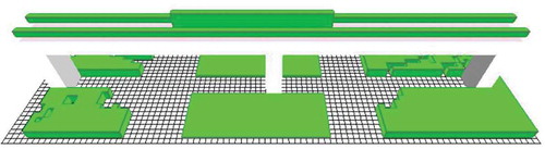 Figure 3. 3D design of the study area in second scenario.