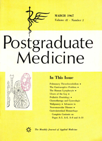 Cover image for Postgraduate Medicine, Volume 41, Issue 3, 1967