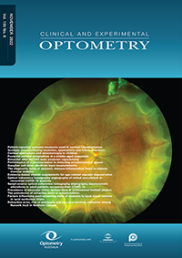 Cover image for Clinical and Experimental Optometry, Volume 105, Issue 8, 2022