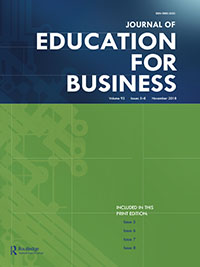Cover image for Journal of Education for Business, Volume 93, Issue 7, 2018