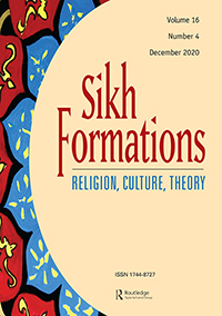 Cover image for Sikh Formations, Volume 16, Issue 4, 2020