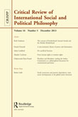 Cover image for Critical Review of International Social and Political Philosophy, Volume 16, Issue 5, 2013