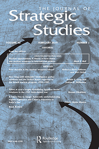 Cover image for Journal of Strategic Studies, Volume 42, Issue 1, 2019