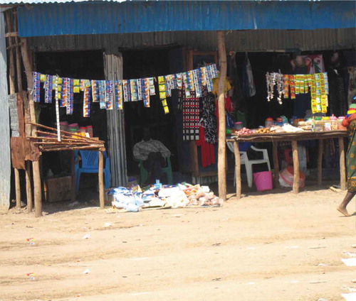 Image 2. Refugee shop in Dadaab camp complex. (de la Chaux ©)
