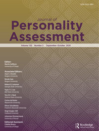 Cover image for Journal of Personality Assessment, Volume 102, Issue 5, 2020