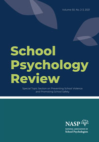 Cover image for School Psychology Review, Volume 50, Issue 2-3, 2021